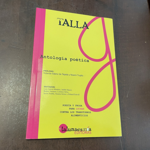 Portada del libro de Talla G. Antología poética