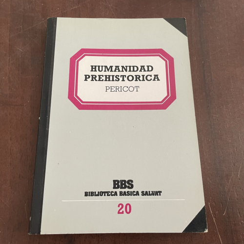 Portada del libro de Humanidad prehistórica