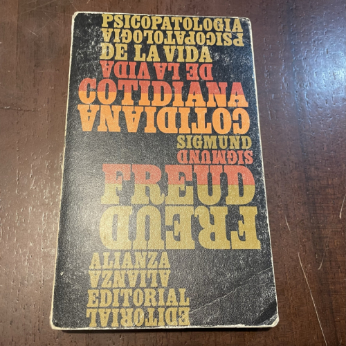 Portada del libro de Psicopatología de la vida cotidiana