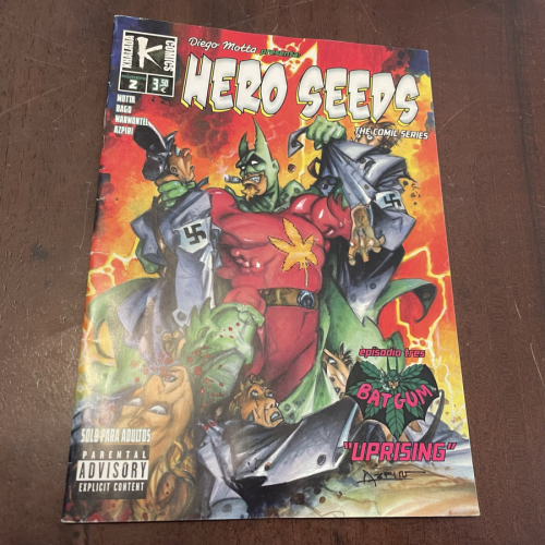 Portada del libro de Hero seeds. Nº 2. Bat Gum. Uprising
