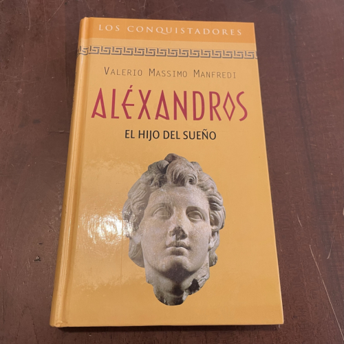 Portada del libro de Aléxandros. El hijo del sueño