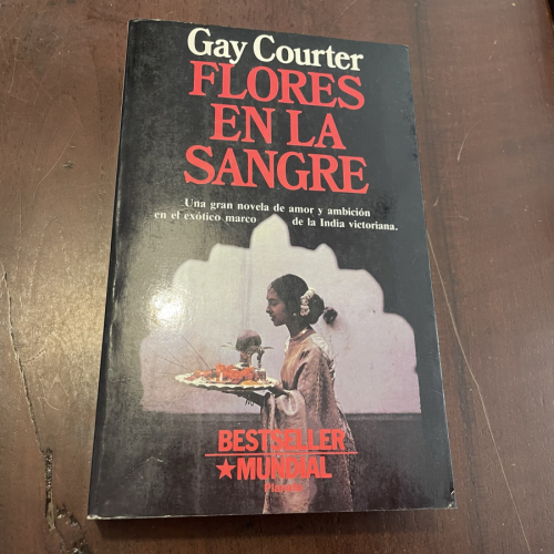 Portada del libro de Flores en la sangre