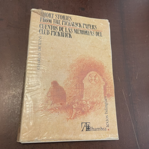 Portada del libro de Short stories. Cuentos de las memorias del Club Pickwick (english - castellano)