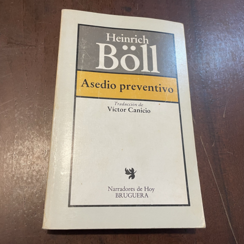 Portada del libro de Asedio preventivo