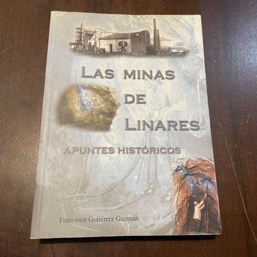 Portada del libro Las minas de Linares. Apuntes históricos