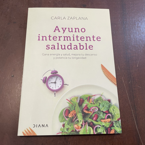 Portada del libro de Ayuno intermitente saludable