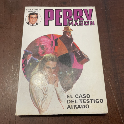 Portada del libro de Perry Mason. El caso del testigo airado