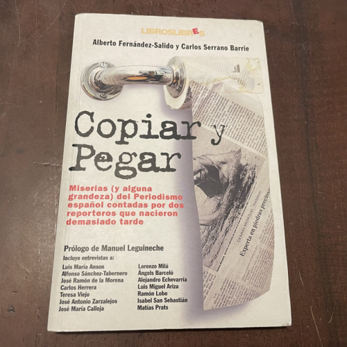 Portada del libro de Copiar y pegar