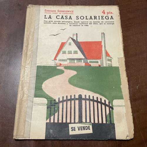 Portada del libro de La casa solariega