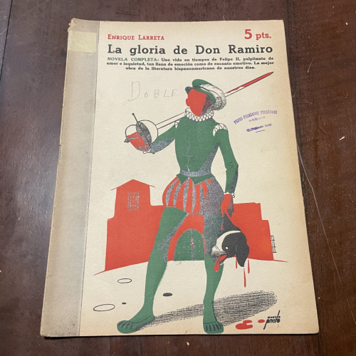 Portada del libro de La gloria de Don Ramiro