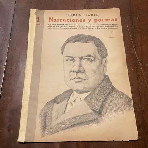 Portada del libro de Narraciones y poemas