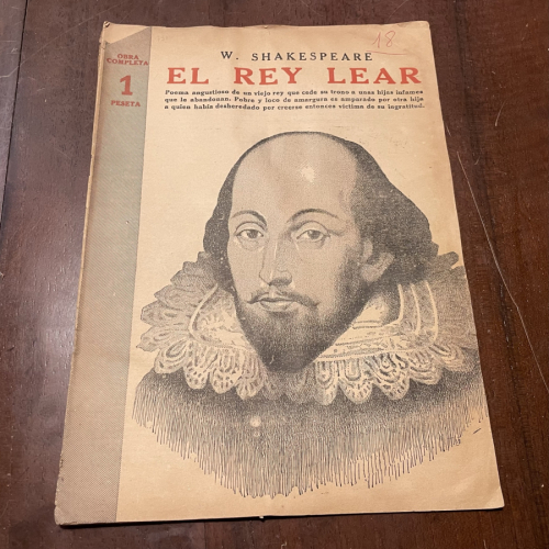 Portada del libro de El rey Lear