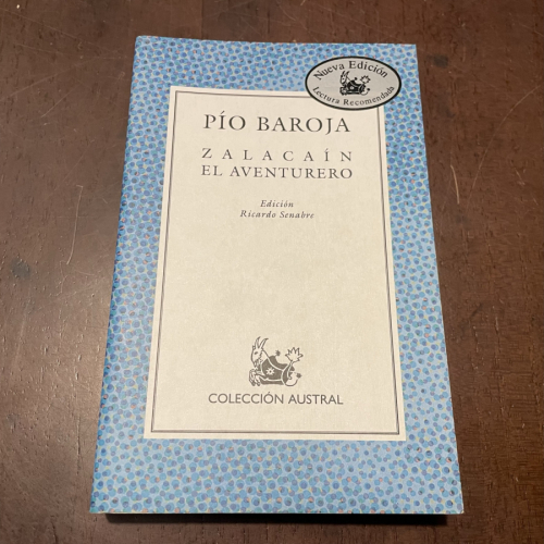 Portada del libro de Zalacaín el aventurero