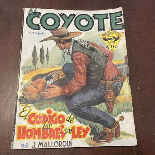 Portada del libro de El Coyote. El código de los hombres sin ley