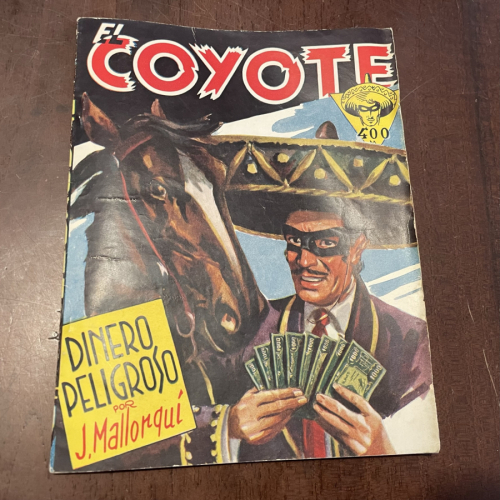 Portada del libro de El Coyote. Dinero peligroso