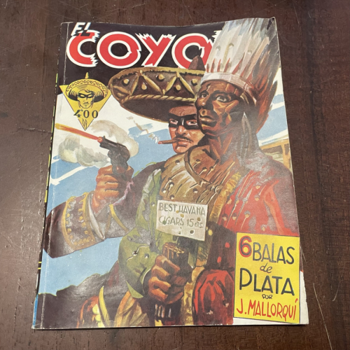 Portada del libro de El Coyote. 6 balas de plata