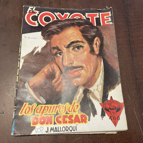 Portada del libro de El Coyote. Los apuros de don César