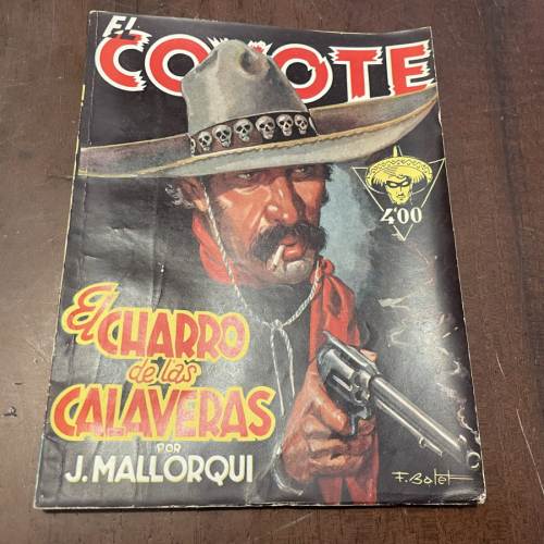 Portada del libro de El Coyote. El charro de las calaveras