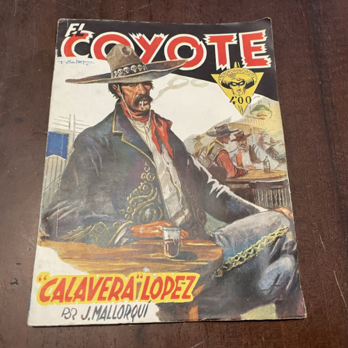 Portada del libro de El Coyote. Calavera López