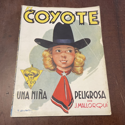 Portada del libro de El Coyote. Una niña peligrosa