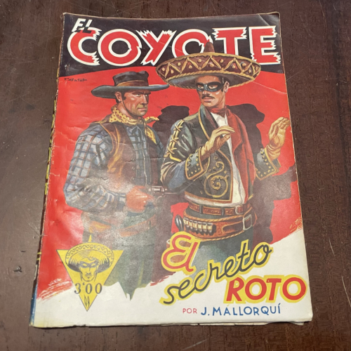 Portada del libro de El Coyote. El secreto roto