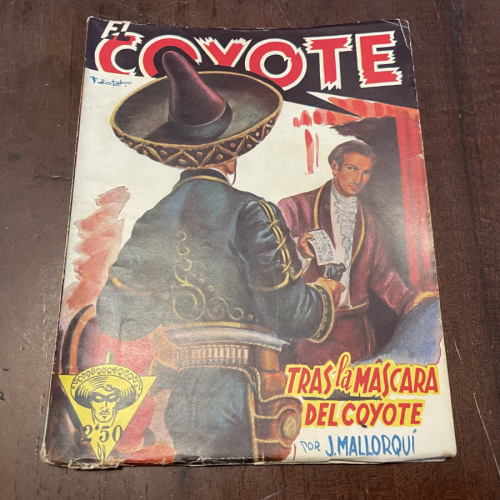 Portada del libro de El Coyote. Tras la máscara del Coyote