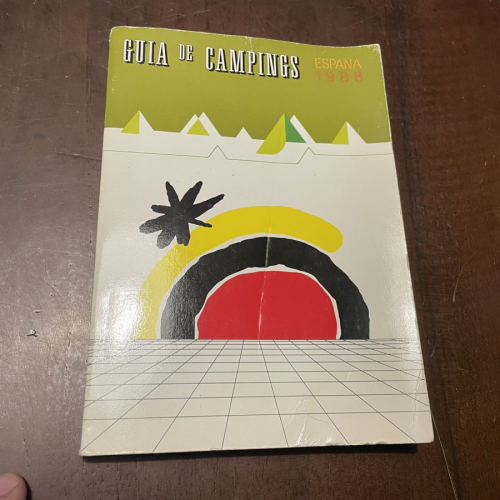 Portada del libro de Guía de campings de España 1988