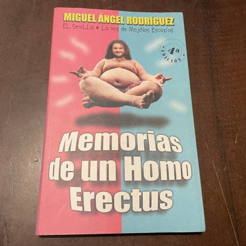 Portada del libro de Memorias de un Homo Erectus