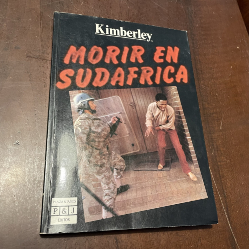 Portada del libro de Morir en Sudáfrica