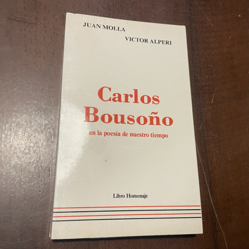 Portada del libro de Carlos Bousoño en la poesía de nuestro tiempo