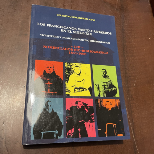 Portada del libro Los Franciscanos vasco-cántabros en el siglo XIX. II/II. 