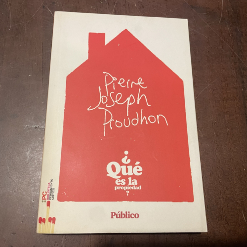 Portada del libro de ¿Qué es la propiedad?