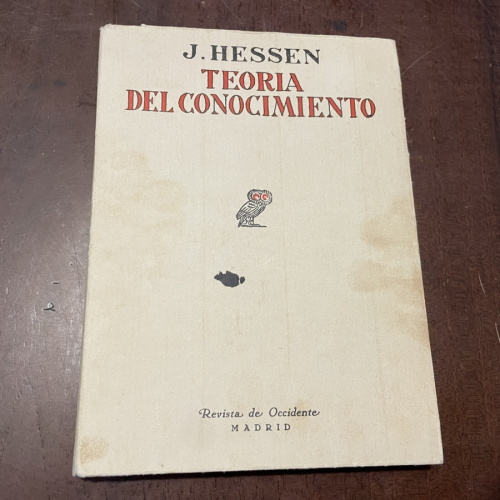 Portada del libro de Teoría del conocimiento