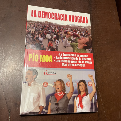 Portada del libro de La democracia ahogada