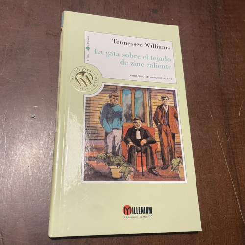 Portada del libro de La gata sobre el tejado de zinc caliente