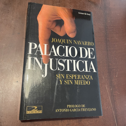 Portada del libro de Palacio de injusticia