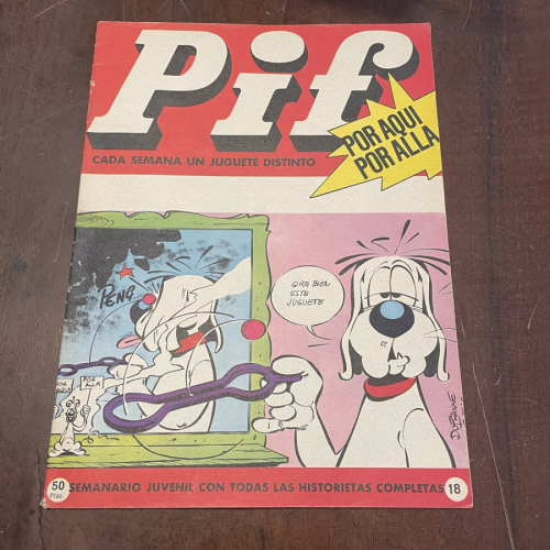 Portada del libro de Pif nº 18 Por aquí por allá