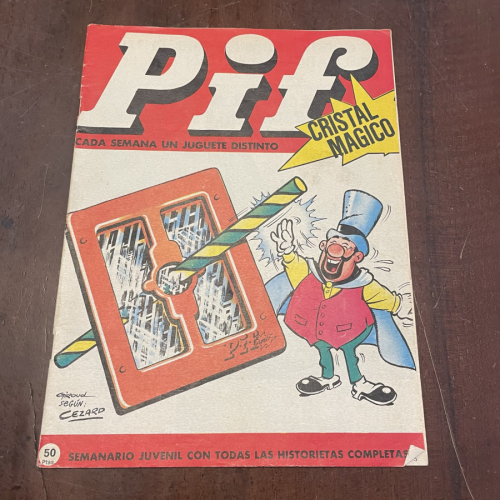 Portada del libro de Pif nº 4 Cristal mágico