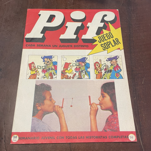 Portada del libro de Pif nº 14 Juego soplar