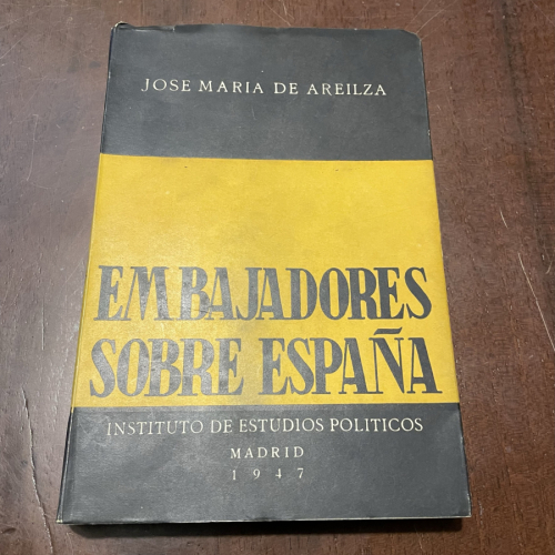 Portada del libro Embajadores sobre España