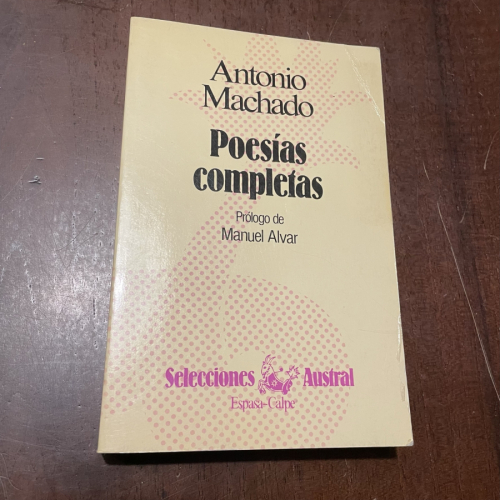 Portada del libro de Poesías completas