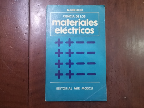 Portada del libro de Ciencia de los materiales eléctricos