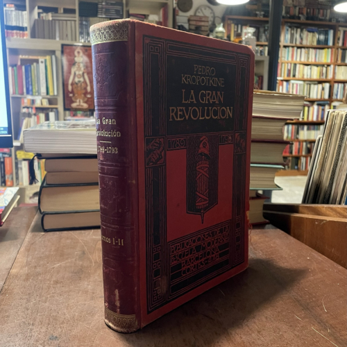 Portada del libro de La gran revolución 1789-1793. Tomo I