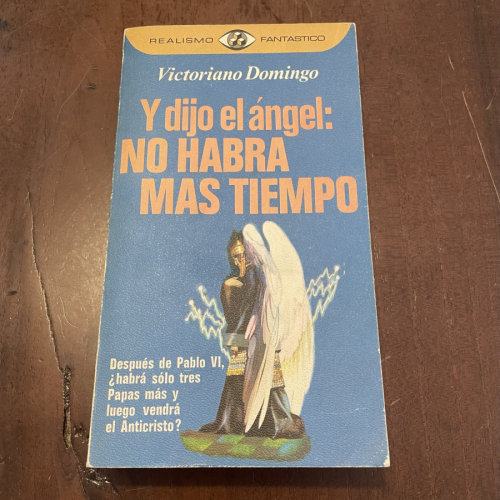 Portada del libro de Y dijo el ángel: No habrá más tiempo