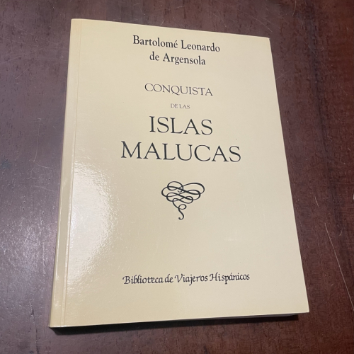 Portada del libro de Conquista de las Islas Malucas