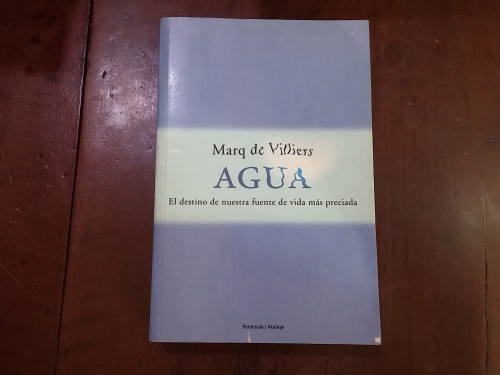 Portada del libro de Agua