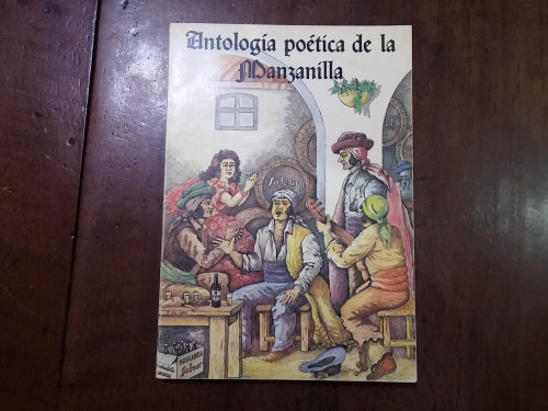 Portada del libro de Antología poética de la Manzanilla