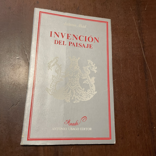 Portada del libro de Invención del paisaje