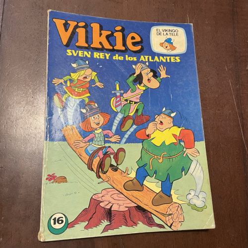 Portada del libro de Vikie. Sven Rey de los Atlantes nº 16