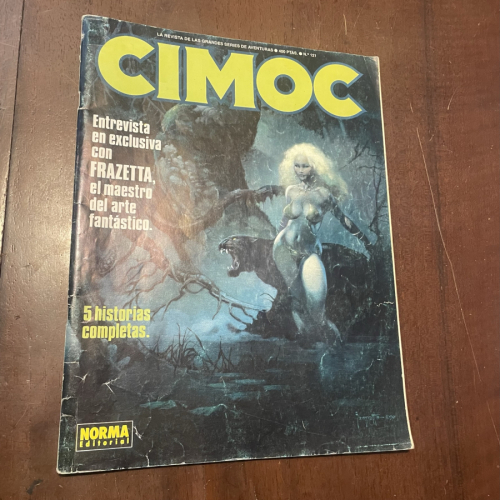 Portada del libro de CIMOC nº 121